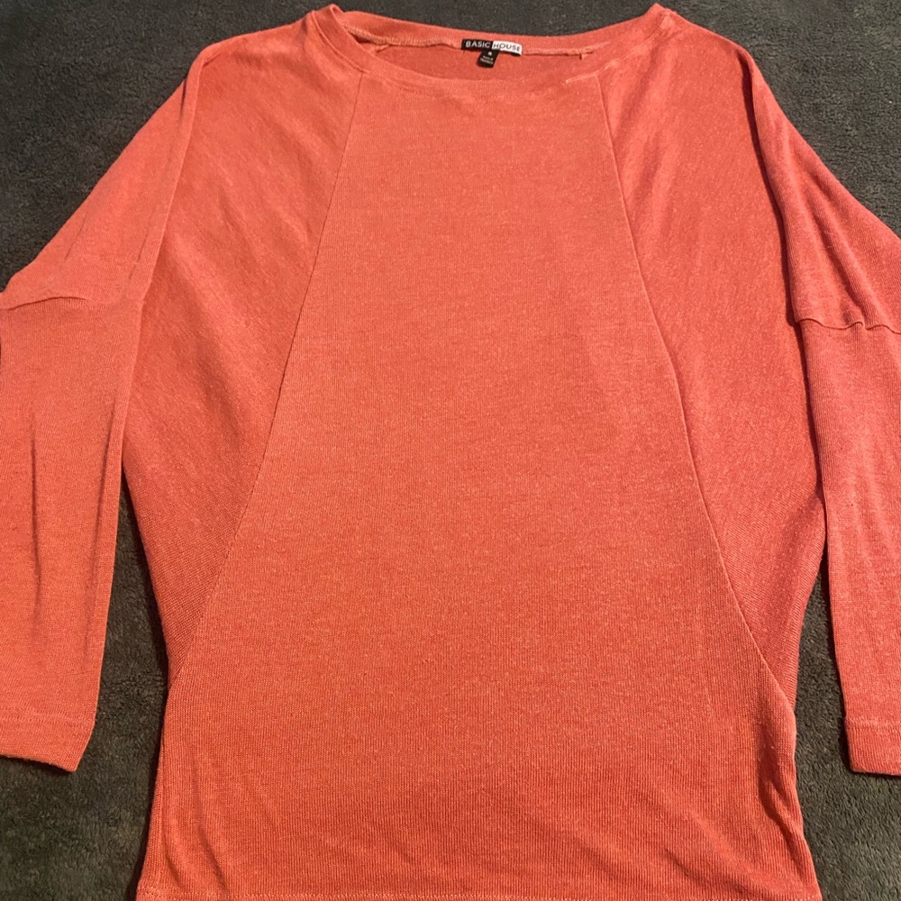 Zara Rust Knit Top
